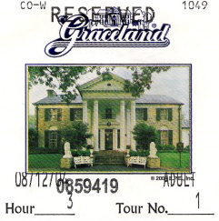 2004 hatte die Chance nach Amerika zu fliegen und auch Graceland zu besuchen. Leider war ich nur 1 N